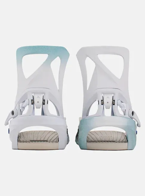 Burton Women's Step On Re:Flex Snowboard Bindings White / Graphic