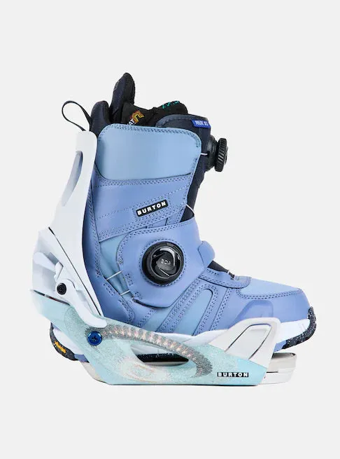 Burton Women's Step On Re:Flex Snowboard Bindings White / Graphic