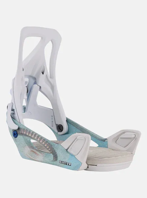 Burton Women's Step On Re:Flex Snowboard Bindings White / Graphic
