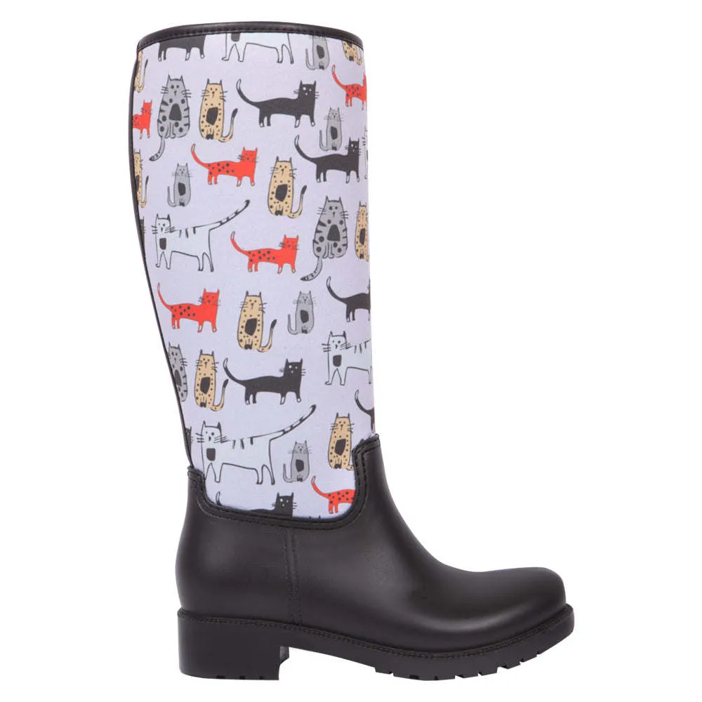 Cat Design Rainboots