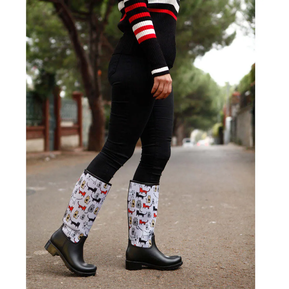 Cat Design Rainboots
