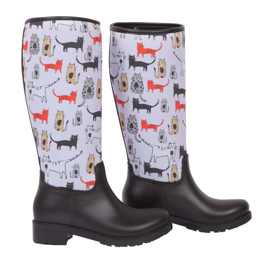 Cat Design Rainboots