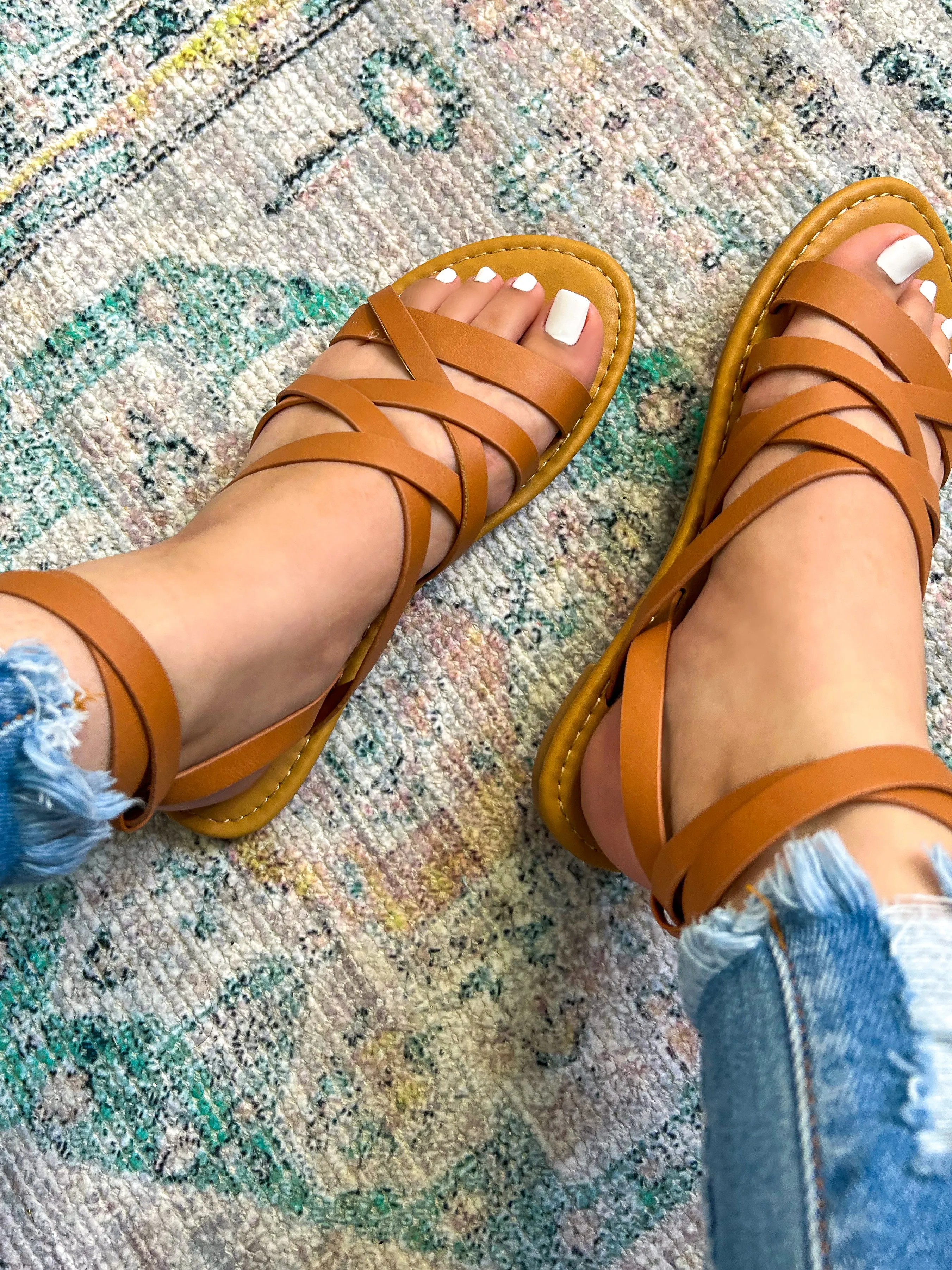 Charlie Sandals (Camel)