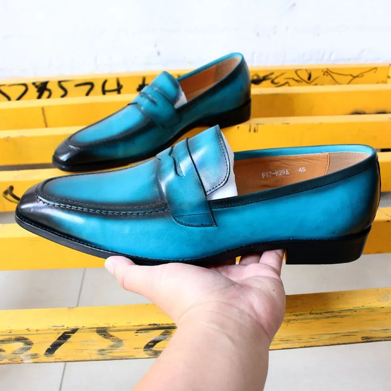 Classic Genuine Leather Penny Loafers