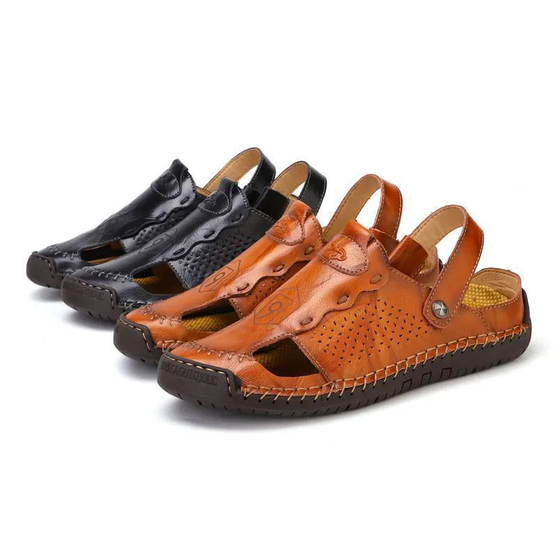 Classic Roman leather sandals - fashion &amp; comfort