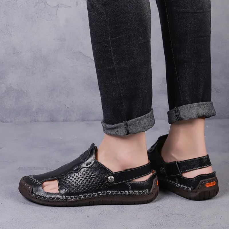 Classic Roman leather sandals - fashion &amp; comfort