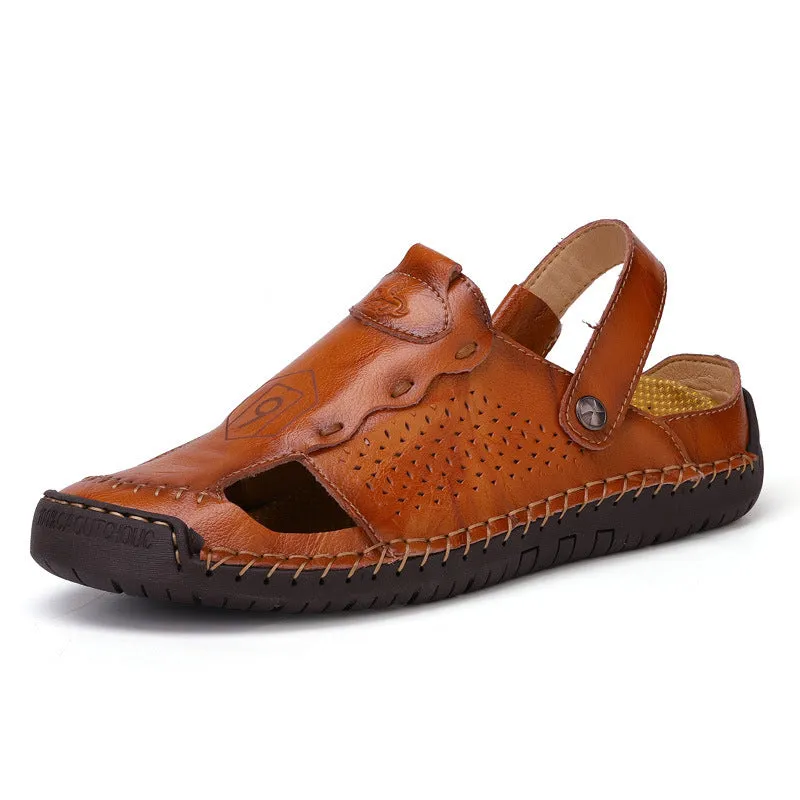 Classic Roman leather sandals - fashion &amp; comfort