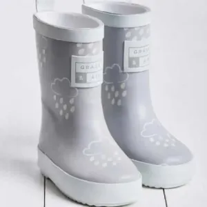 Color Changing Rain Boots - Gray