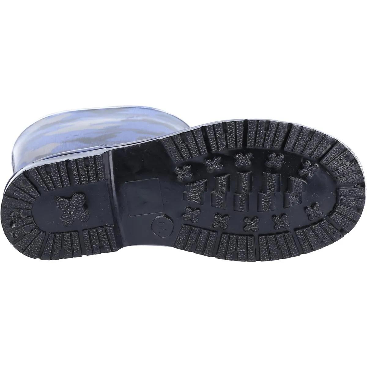 Cotswold PVC Jnr Wellington Navy Camo