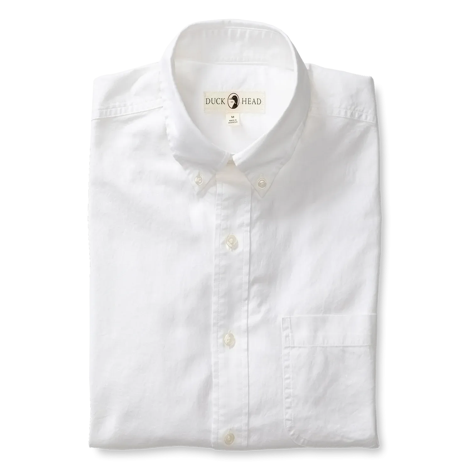 Cotton Oxford Sport Shirt (White)