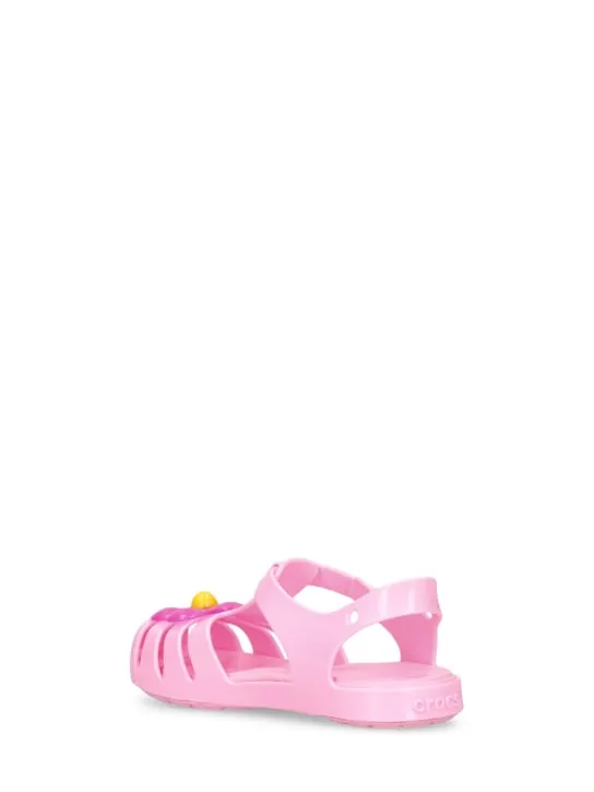 Crocs   Isabella rubber sandals w/ patch 