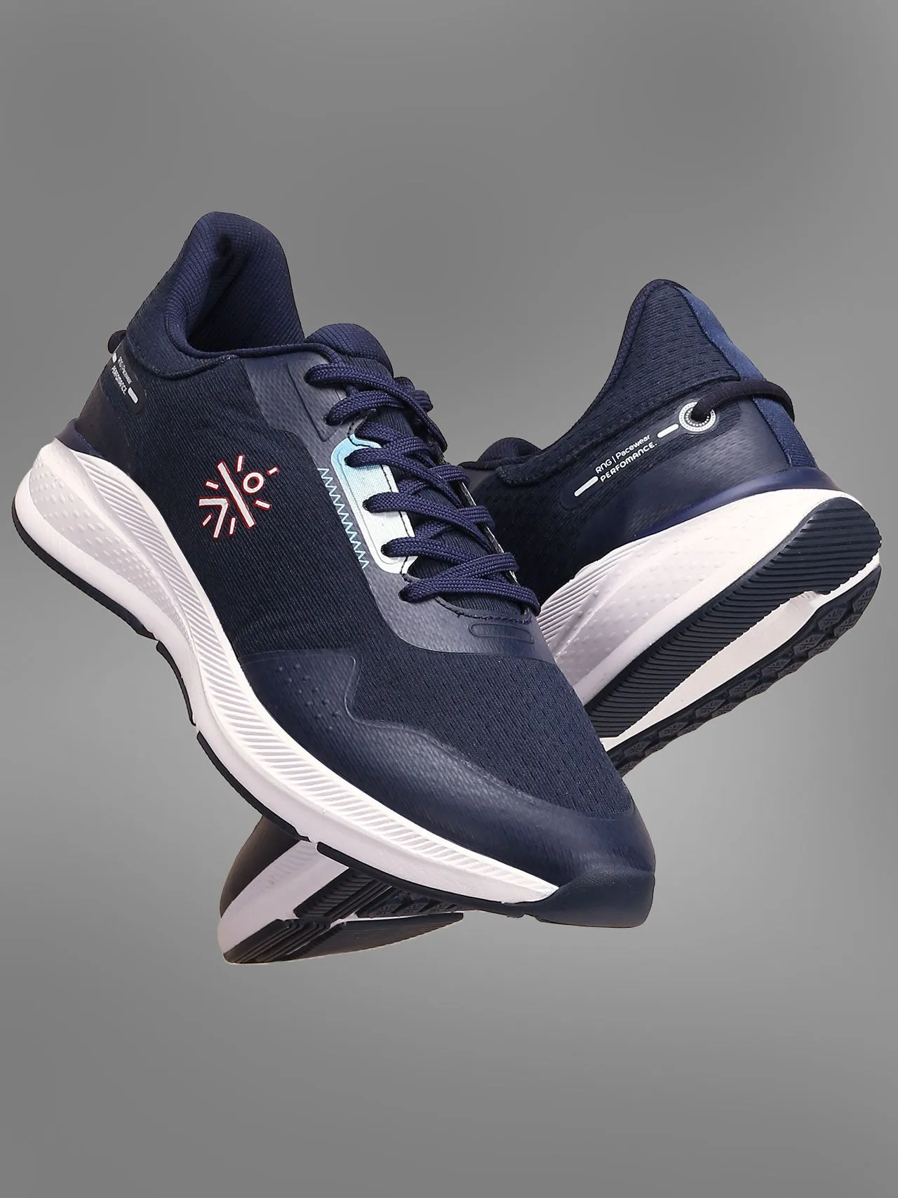 Cult Men's AirStride Running Shoes - Navy Blue