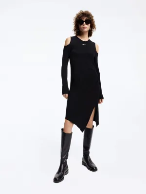 Cut Shoulder Midi Dress