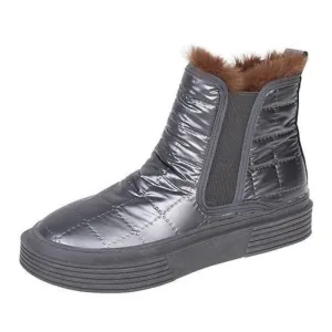 Cuzcare Women Orthopedic Casual Fur Ankle Boots Winter Shoes