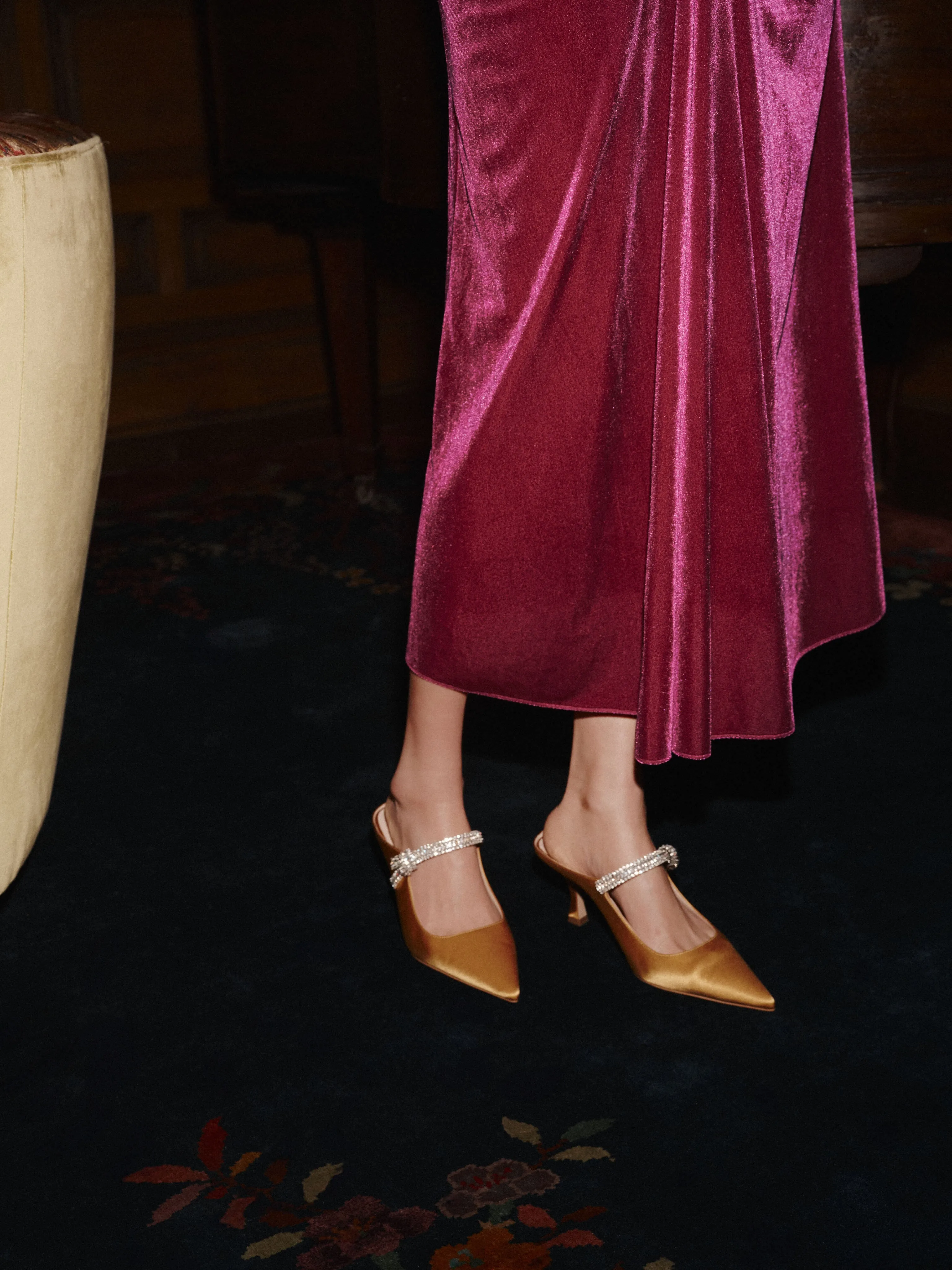 Dark Fuchsia Al Dress
