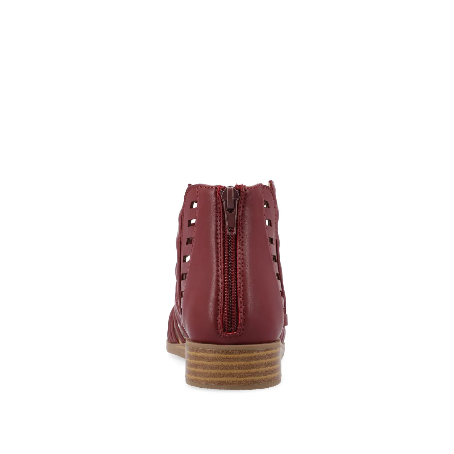 DELILAH GLADIATOR SANDALS IN FAUX LEATHER