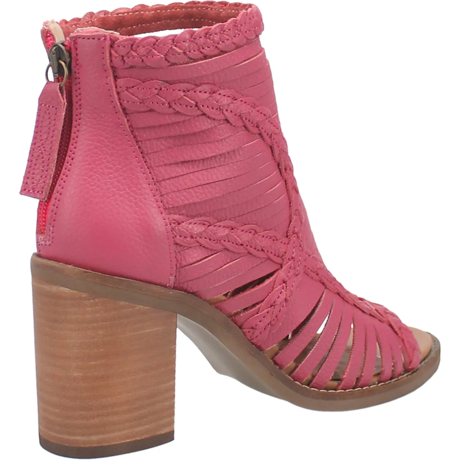 Dingo Womens Jeezy Sandal Gladiator Sandals Leather Fuchsia 11 M
