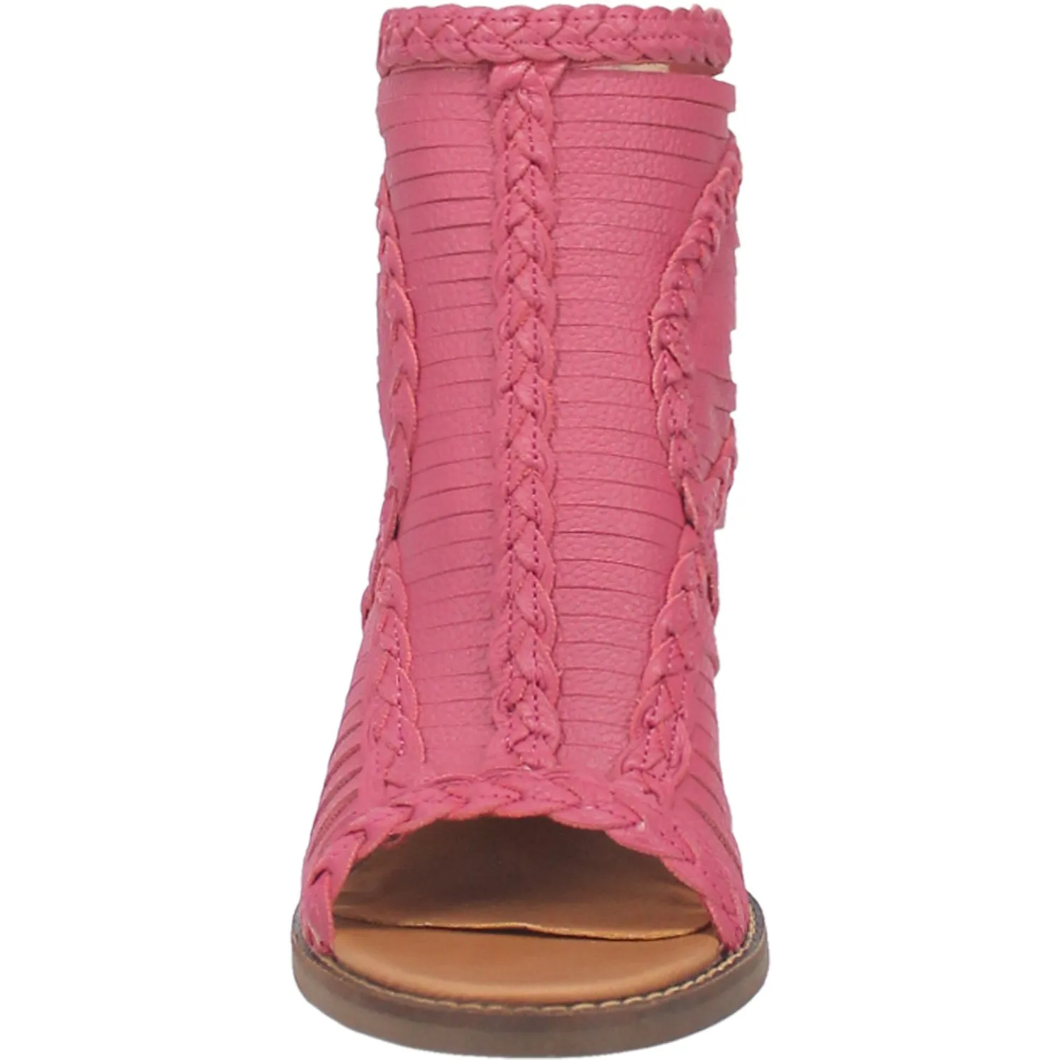 Dingo Womens Jeezy Sandal Gladiator Sandals Leather Fuchsia 11 M