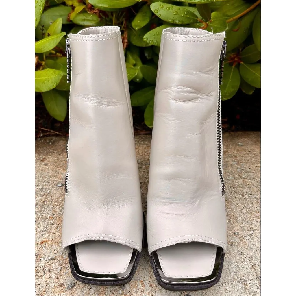 DKNY Malia Square Toe Zip Shooties - Size 8.5
