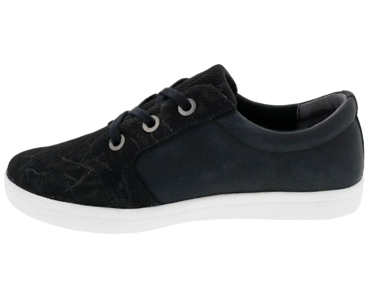 Drew Ruby Women's Orthotics Lace Up Sneakers 19172-19 In Black Combo