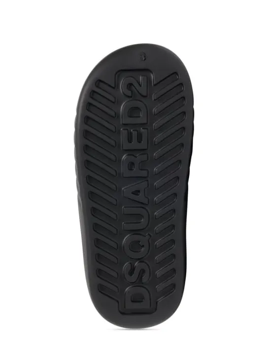 Dsquared2   Logo slide sandals 
