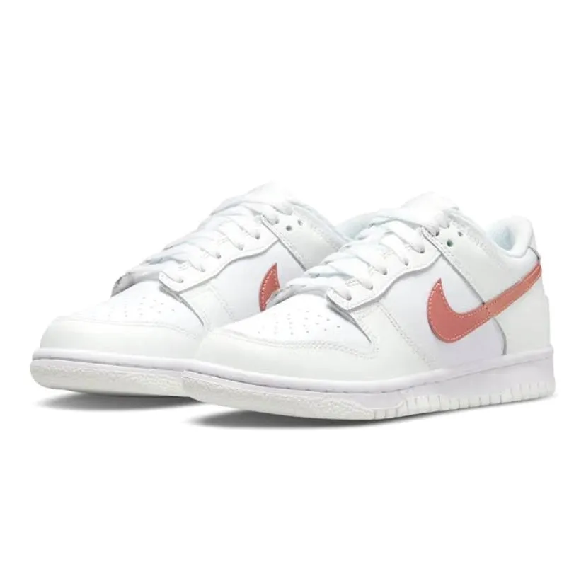 Dunk Low GS White Metallic Bronze By Nike