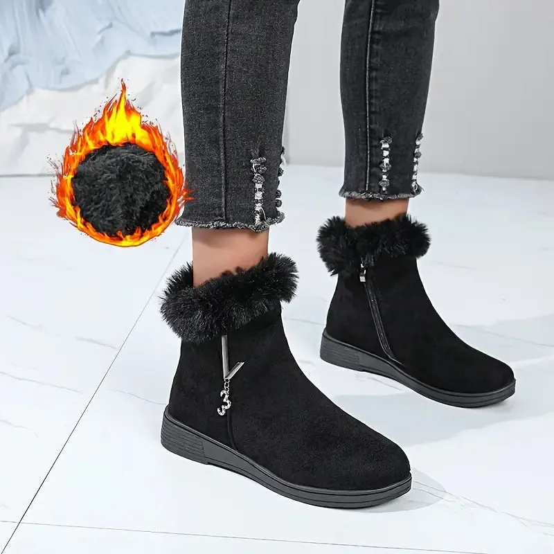 DUNSMORE™ WOMEN'S PLUSH LINED WINTER SNOW BOOTS