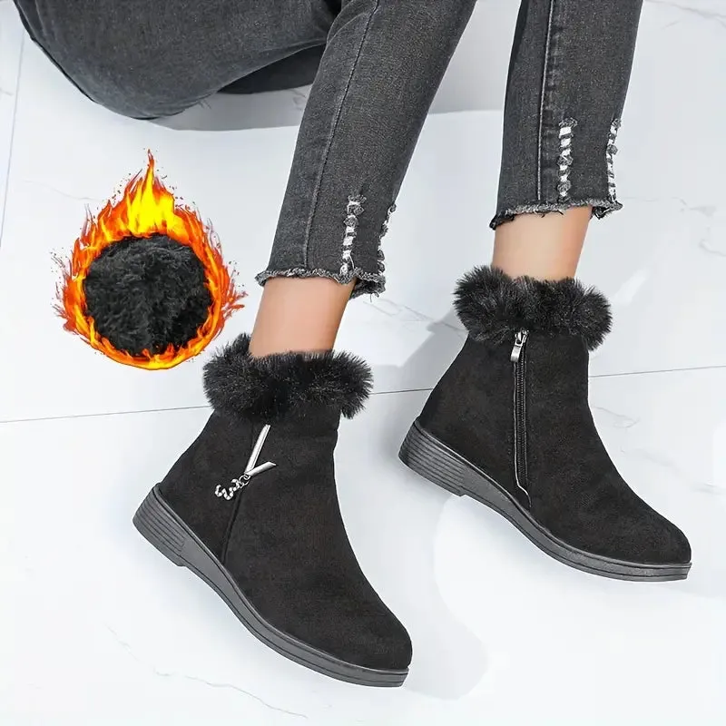 DUNSMORE™ WOMEN'S PLUSH LINED WINTER SNOW BOOTS
