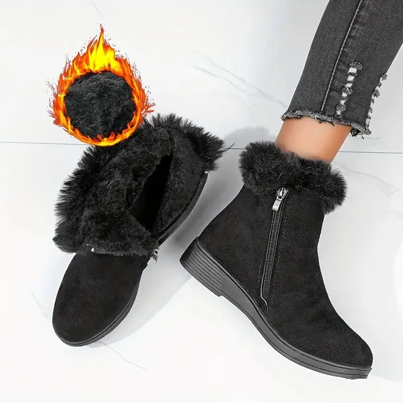 DUNSMORE™ WOMEN'S PLUSH LINED WINTER SNOW BOOTS