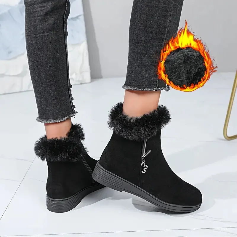 DUNSMORE™ WOMEN'S PLUSH LINED WINTER SNOW BOOTS