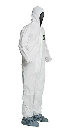 DuPont™ ProShield® 50 Coveralls (Attached Hood and Skid-Resistant Boot, Elastic Wrists) - Small - 25/Pack