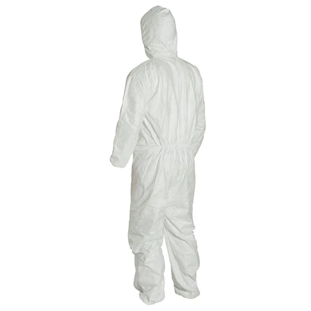 DuPont™ Tyvek® 400 Coveralls (Attached Hood, Elastic Wrists and Ankles) - 3XLarge - 25/Pack