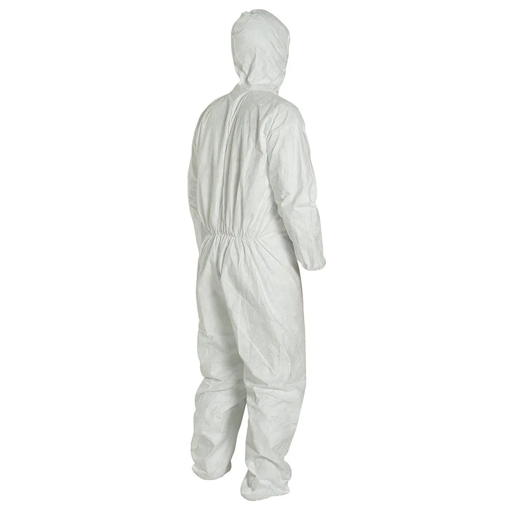 DuPont™ Tyvek® 400 Coveralls (Attached Hood, Elastic Wrists and Ankles) - 3XLarge - 25/Pack