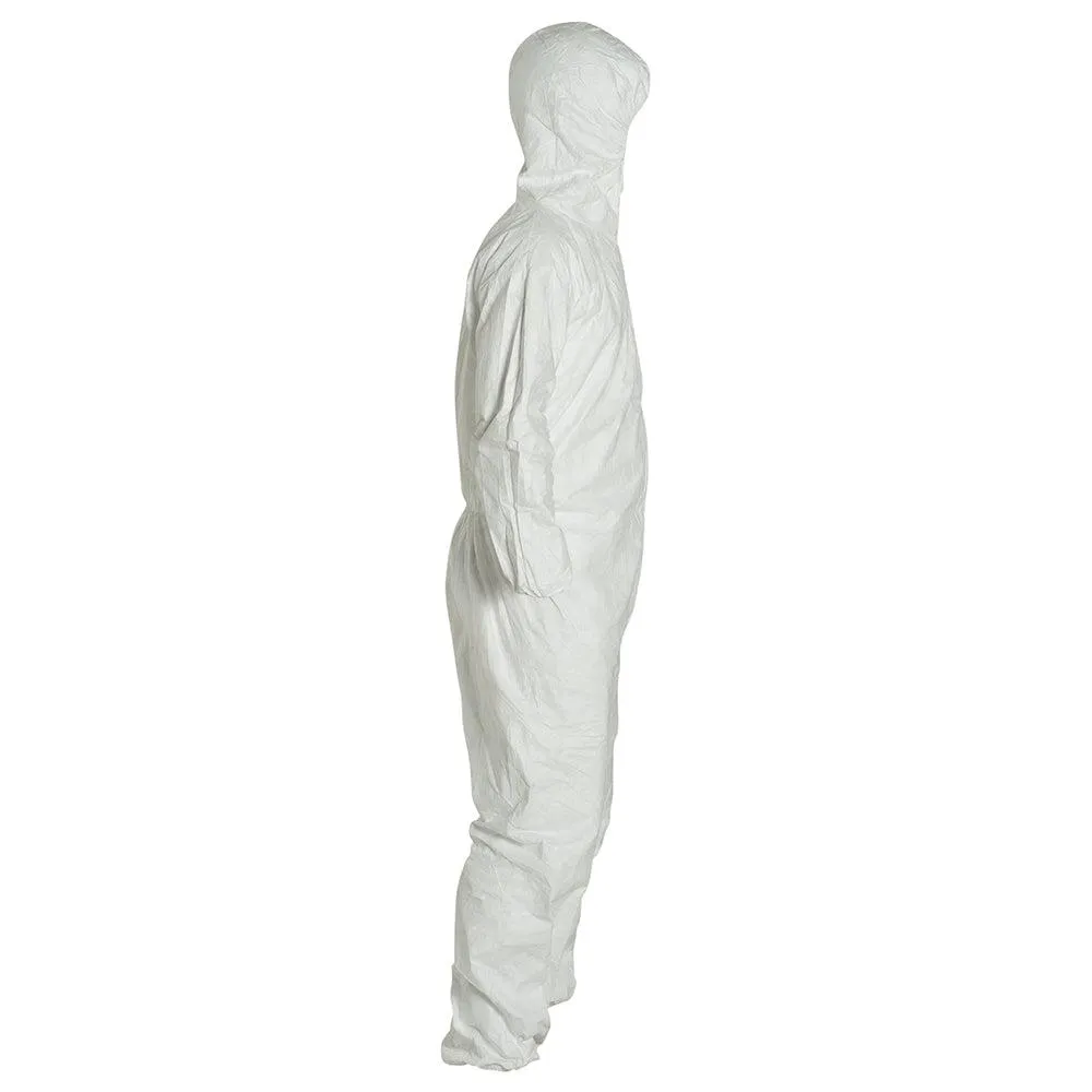 DuPont™ Tyvek® 400 Coveralls (Attached Hood, Elastic Wrists and Ankles) - 3XLarge - 25/Pack