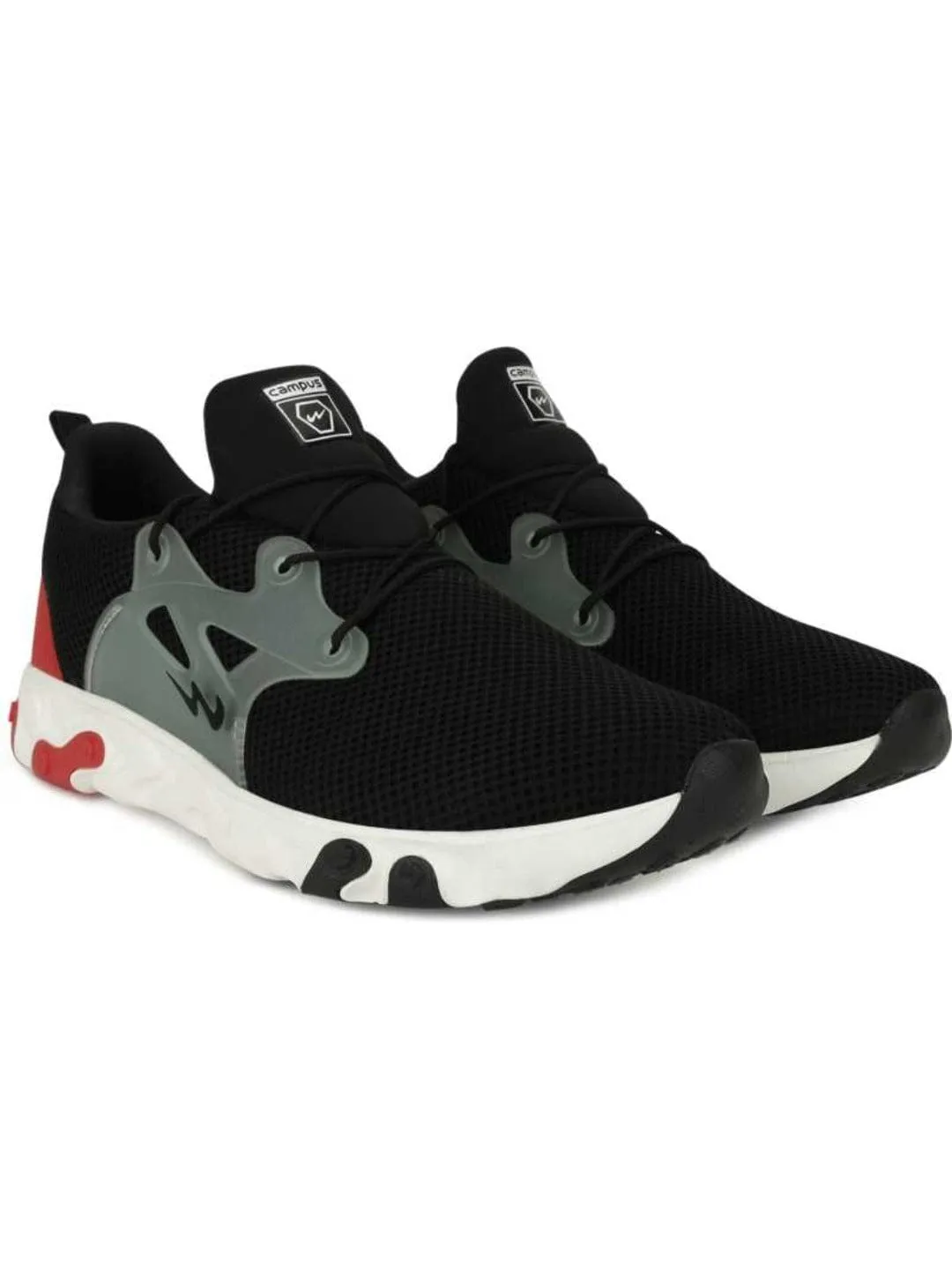 Earth Black Men's Running Shoes