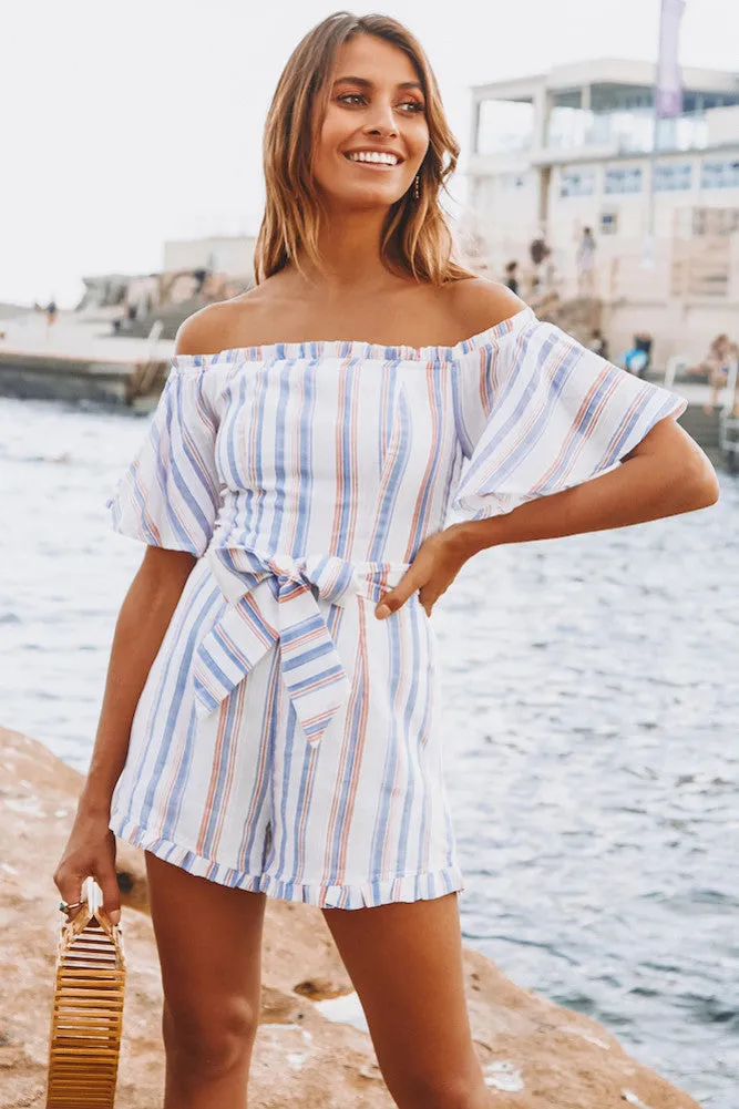 Every Freckle Is A Star Romper Orange