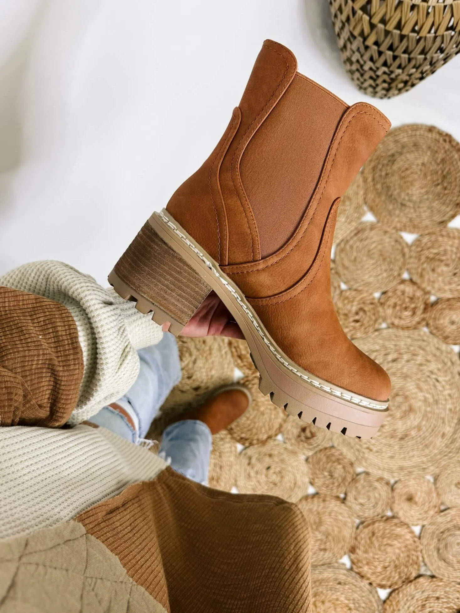 FLASH SALE - MIA Torren Boot in Cognac