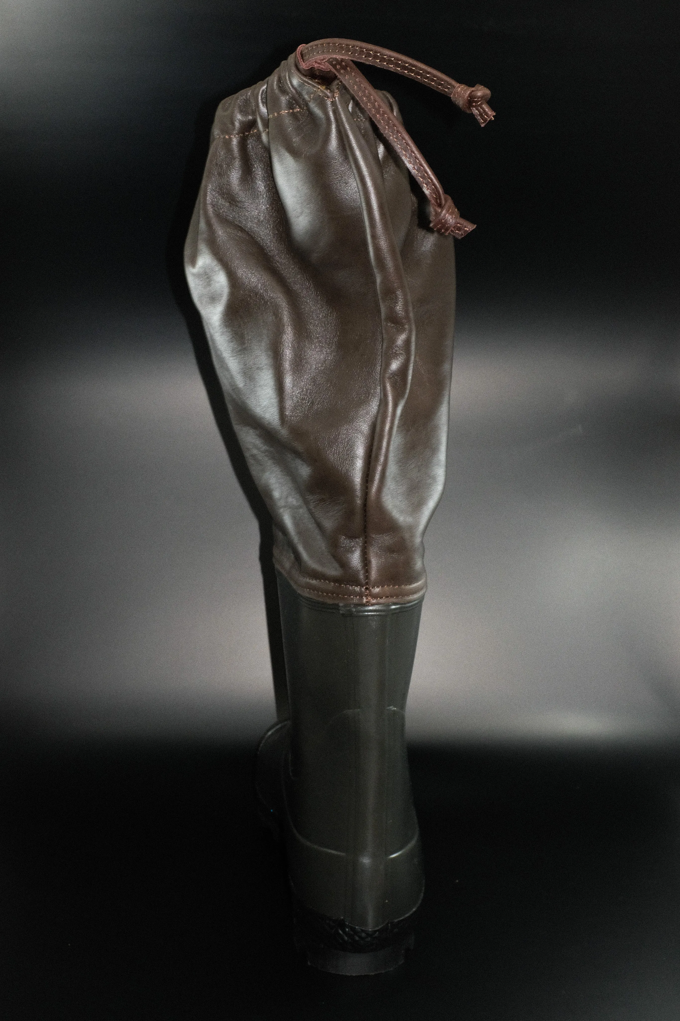 Forest Treebark Rubber & Leather Farmer Rain Boots