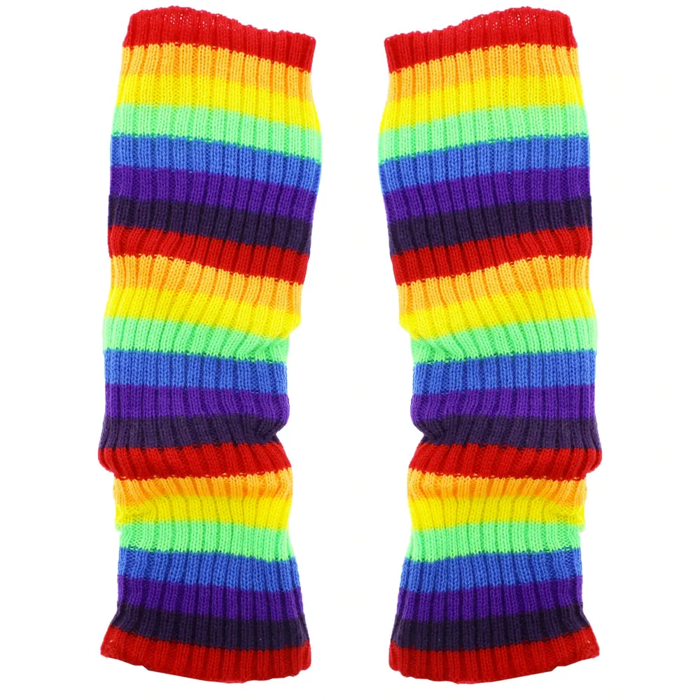Gay Pride Rainbow Leg Warmers