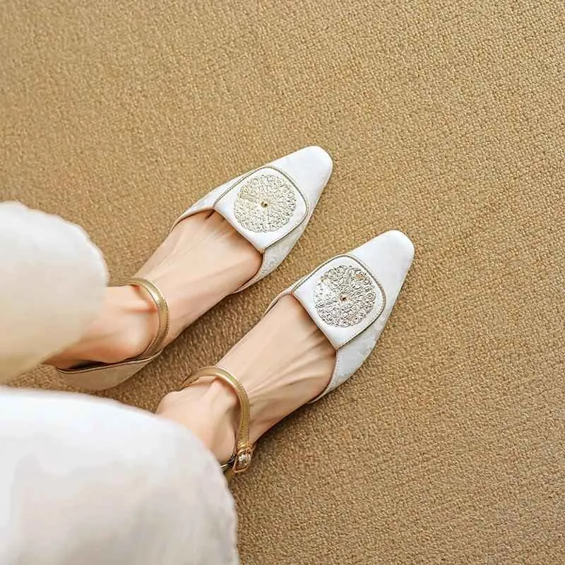 Gladiator Leather Sandals - TSS103 Women's Casual Shoes