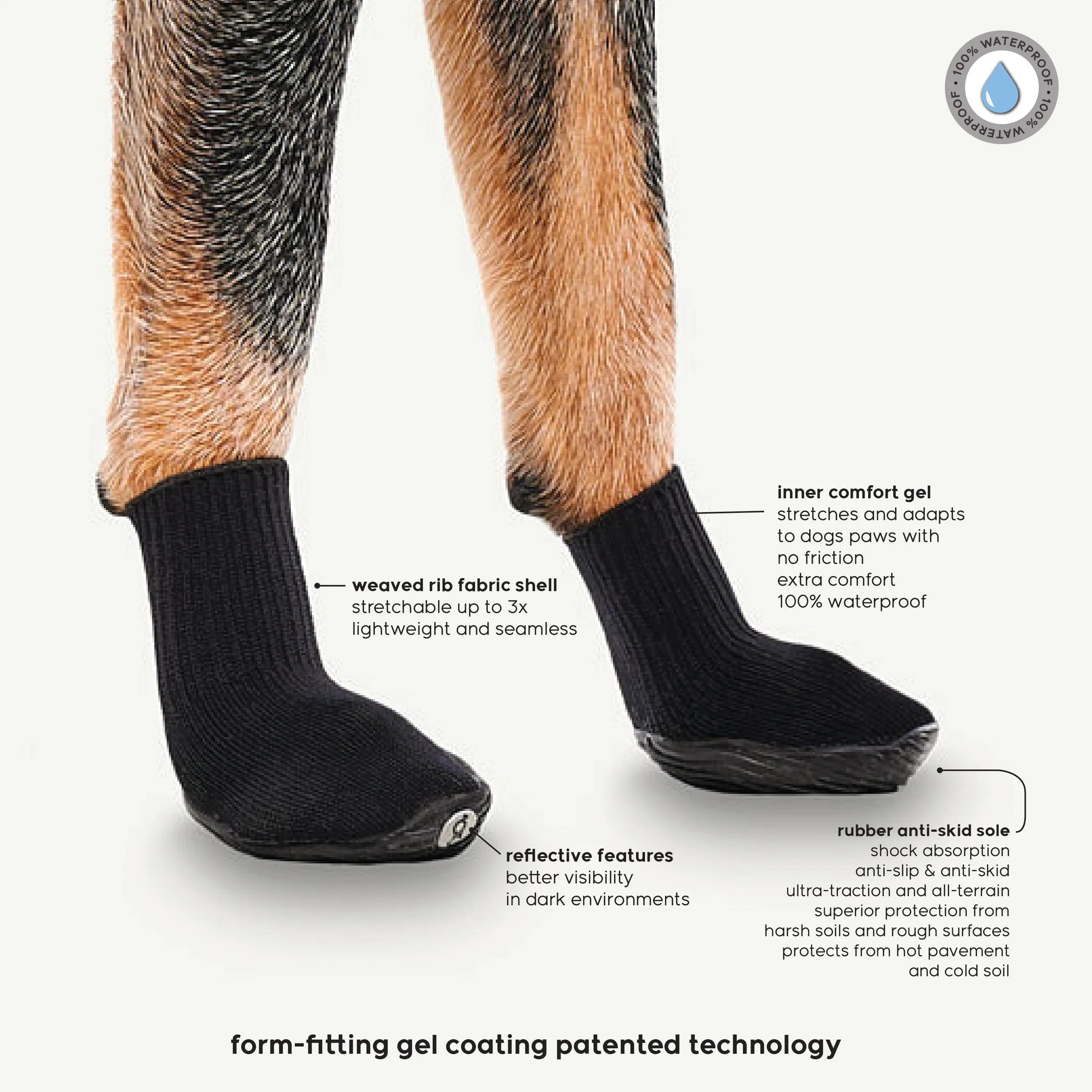 Goo-Eez Boots Black CLEARANCE FINAL SALE