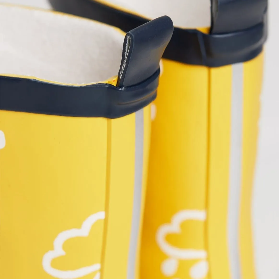 Grass & Air Kids Yellow Colour Changing Wellies