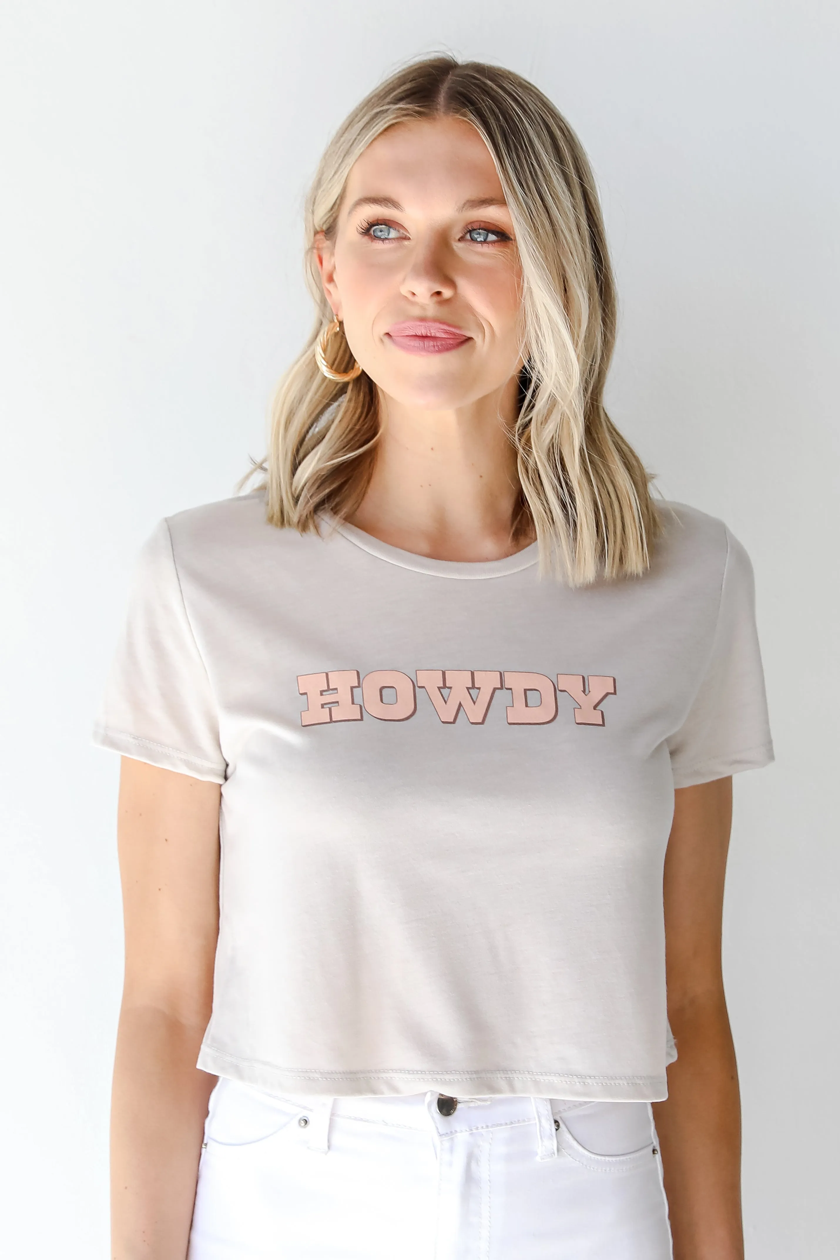 Howdy Cropped Tee