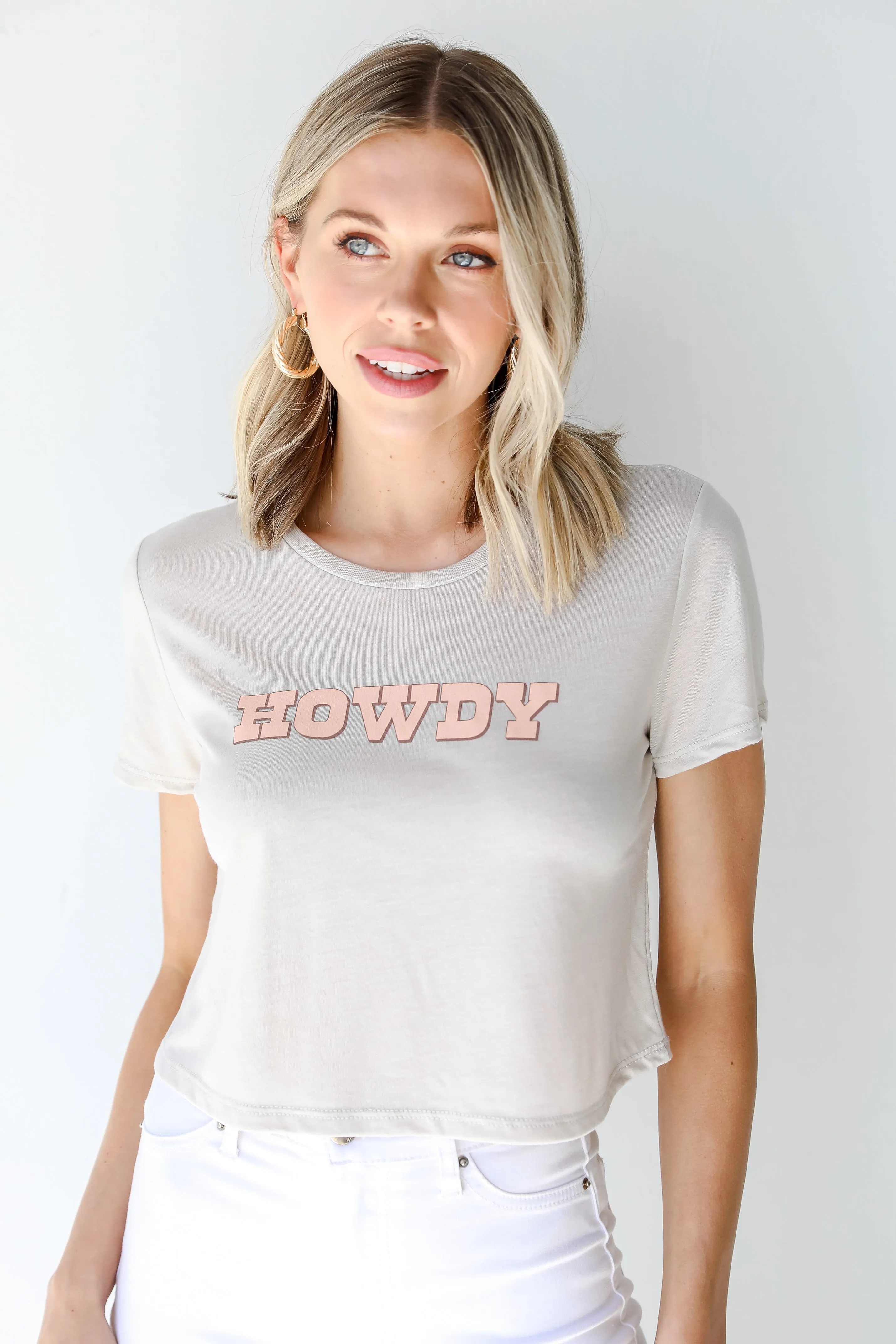Howdy Cropped Tee