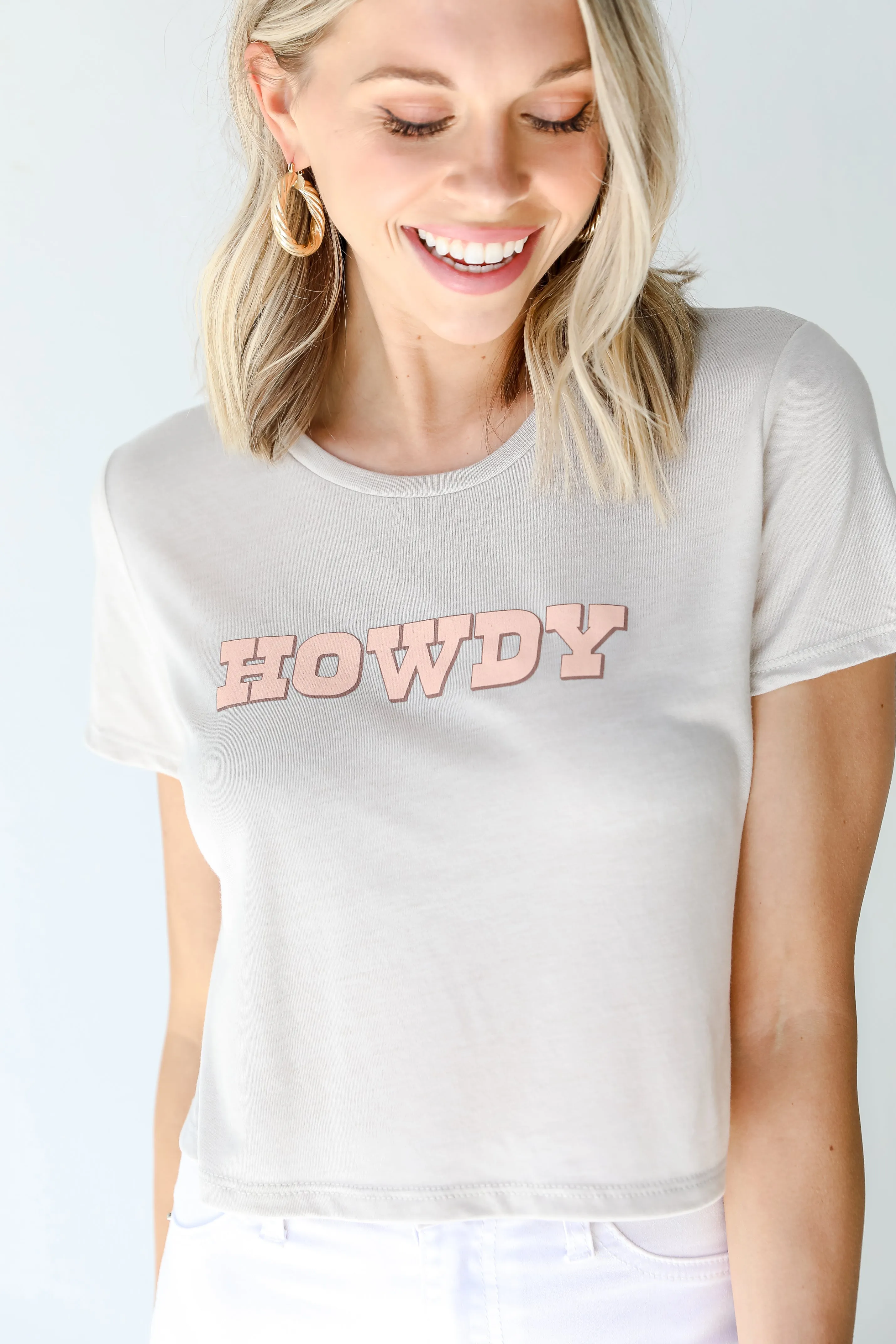Howdy Cropped Tee