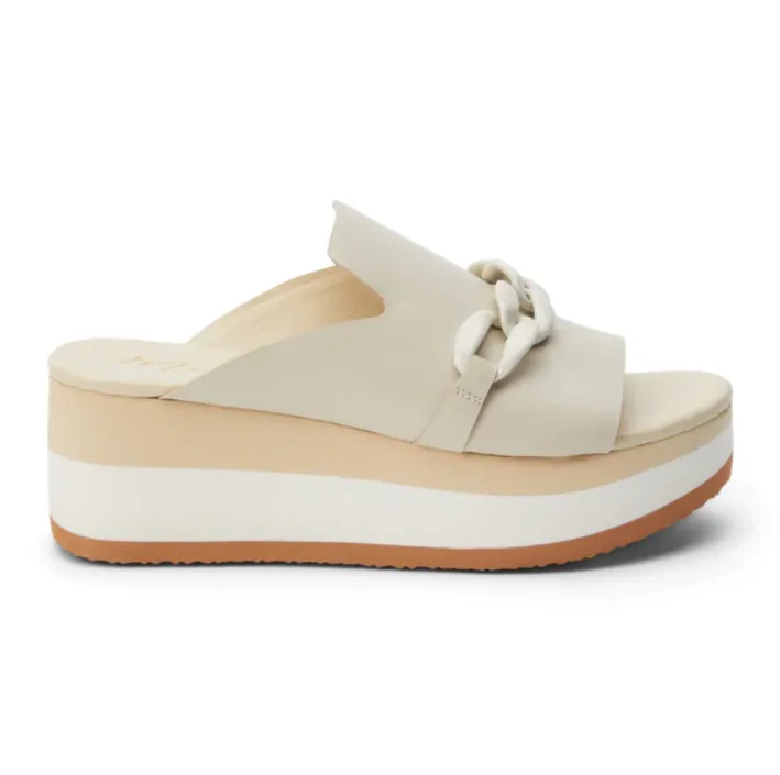 Jada Platform Wedge - Bone