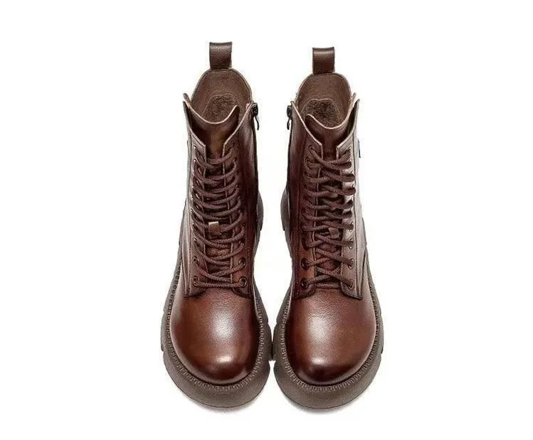 Jean™ | Thermal Lace-Up Platform Boots