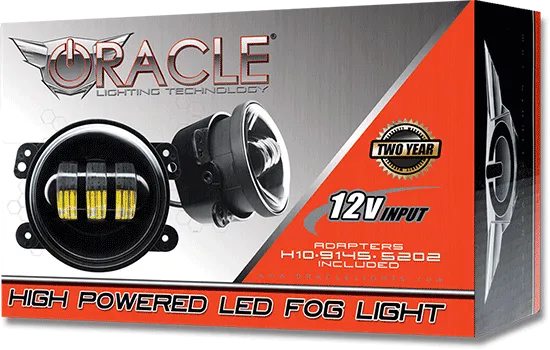 Jeep Gladiator Sahara High Powered LED Fog Light Replacement-(Pair) - CLEARANCE