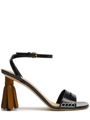 JW Anderson   95mm Tassel leather sandals 