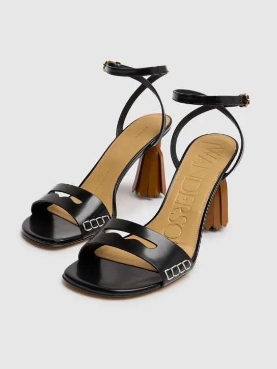 JW Anderson   95mm Tassel leather sandals 